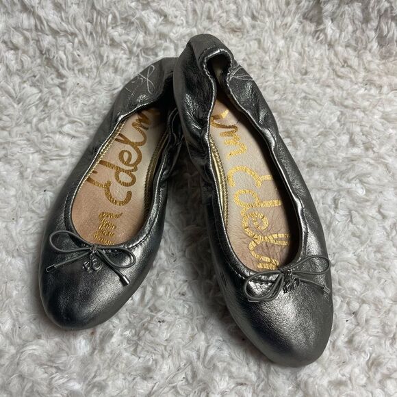 Sam Edelman Silver Flats - Picture 4 of 9